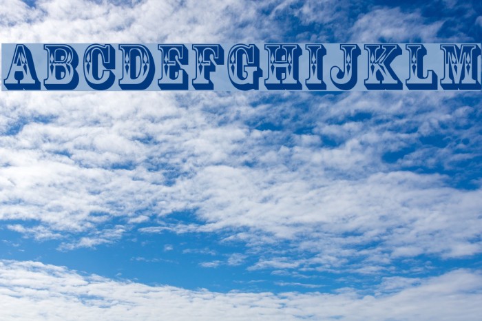 GoldRush Font examples