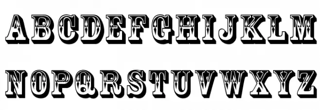 GoldRush Font Litere mici