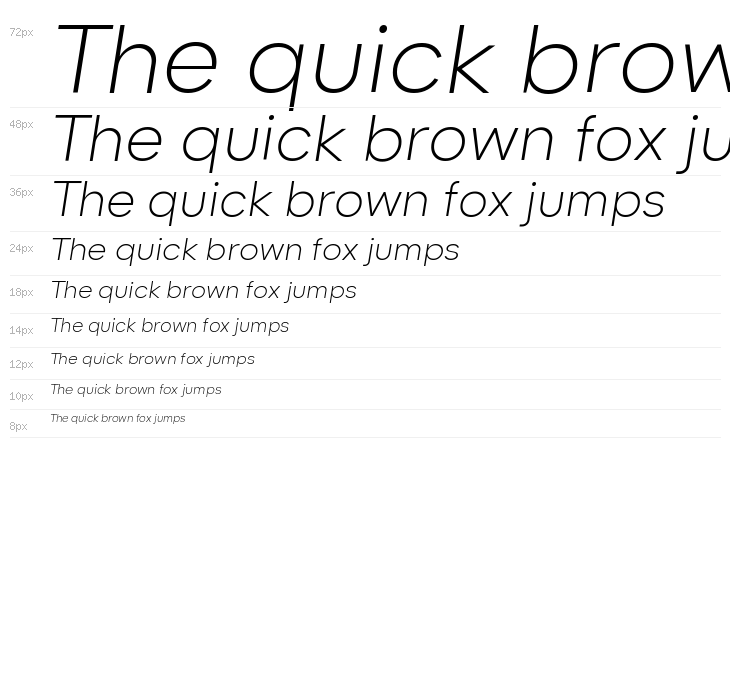 Goldbill XL Light Italic Waterfall