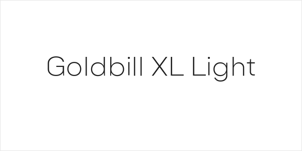 Goldbill XL Light Logo