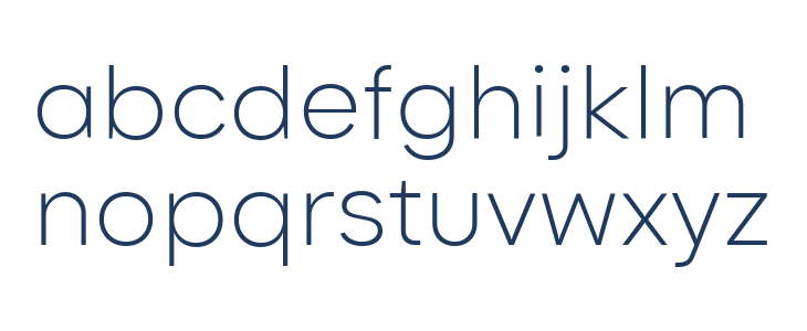 Goldbill XL Light Lowercase