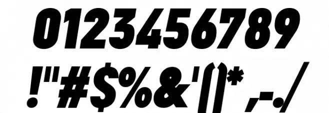 Goldbill XS ExtraBold Italic Font OTHER CHARS