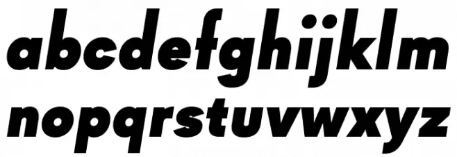 Goldbill XS ExtraBold Italic Fuentes MINÚSCULAS