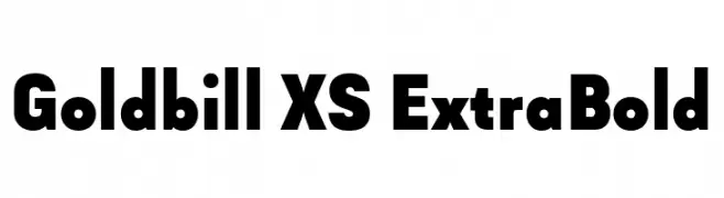 Goldbill XS ExtraBold  font caratteri gratis