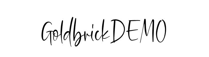 GoldbrickDEMO  Frei Schriftart Herunterladen