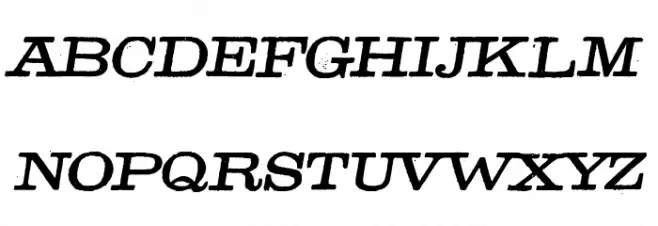 Golden Age Italic Fuentes MAYÚSCULAS