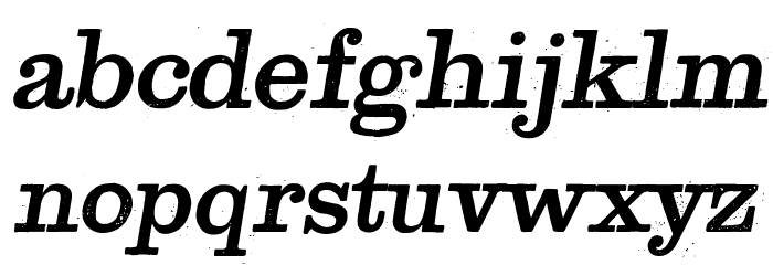 Golden Age Italic Font LOWERCASE