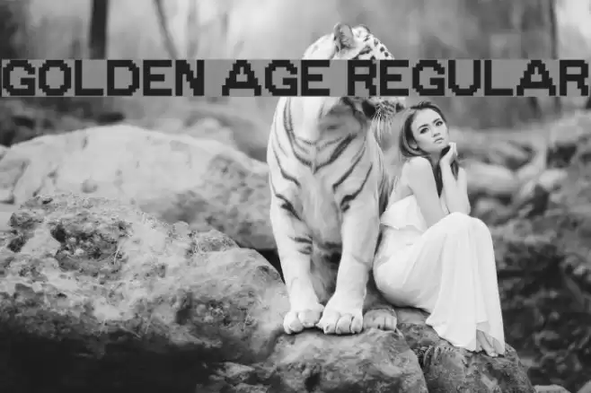 Golden Age Regular Font examples