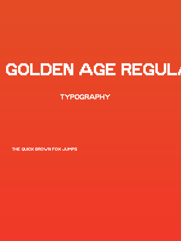 Golden Age Regular Poster