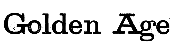 Golden Age  font caratteri gratis