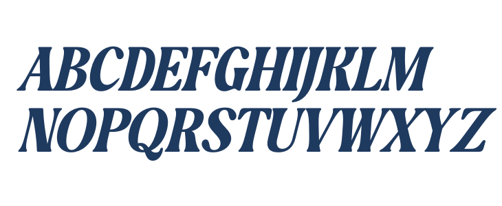 Golden Antique DEMO VERSION Italic Uppercase