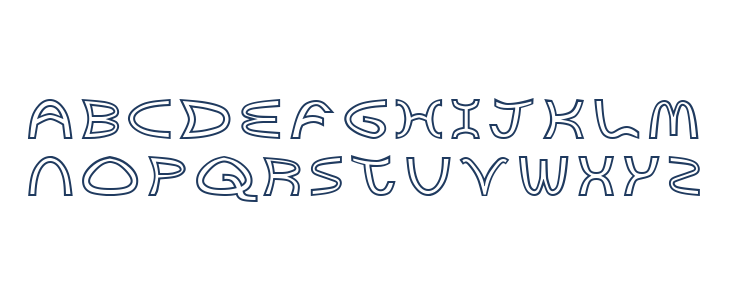 Golden Arches Outline Lowercase