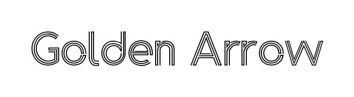 Golden Arrow  Скачать бесплатные шрифты