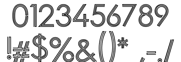 Golden Arrow Font OTHER CHARS