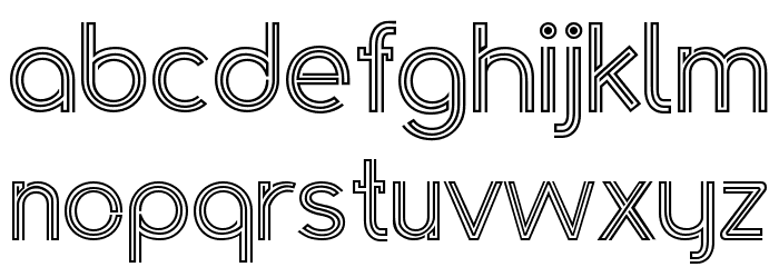 Golden Arrow Font LOWERCASE