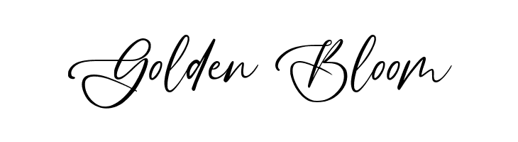 Golden Bloom  baixar fontes gratis