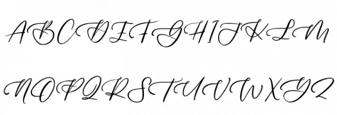 Golden Bloom Font UPPERCASE