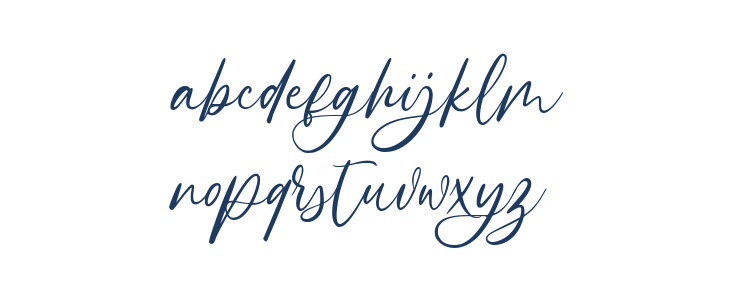 Golden Bloom Lowercase