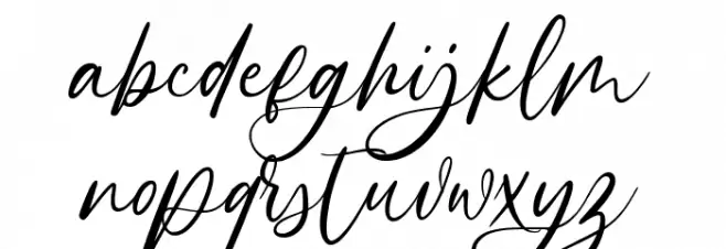 Golden Bloom Font LOWERCASE