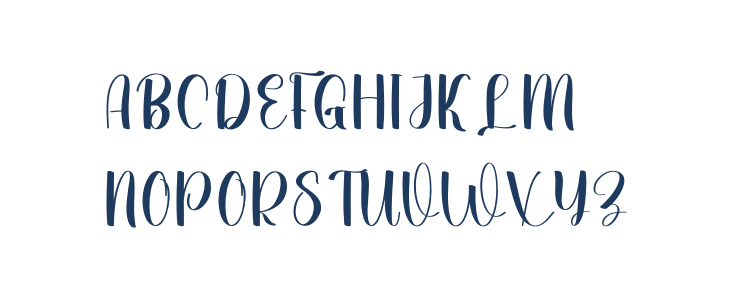 Golden Christmas Uppercase