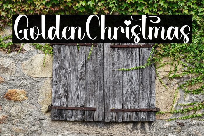 Golden Christmas Example 1