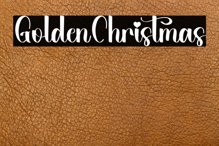 Golden Christmas Example 3