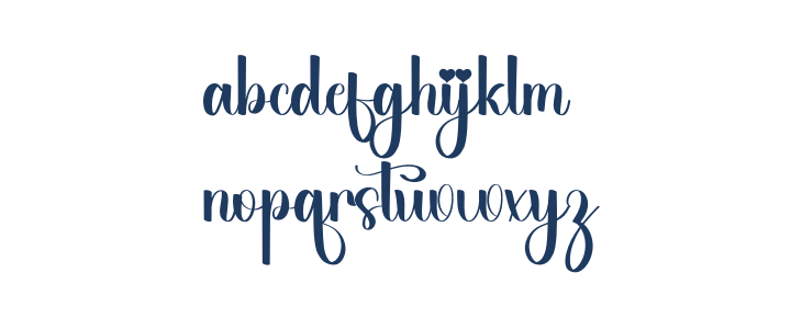 Golden Christmas Lowercase