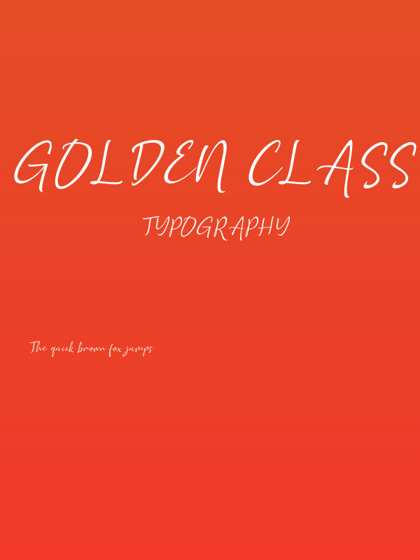 Golden Class Script Slant Golden Class Poster