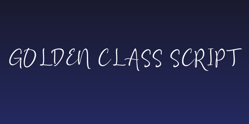 Golden Class Script Social Header