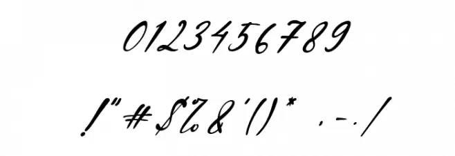 Golden Cristal Italic Font OTHER CHARS