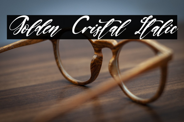 Golden Cristal Italic Example 3