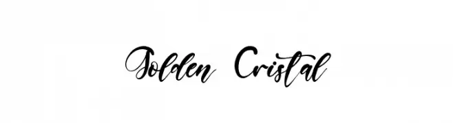 Golden Cristal  baixar fontes gratis