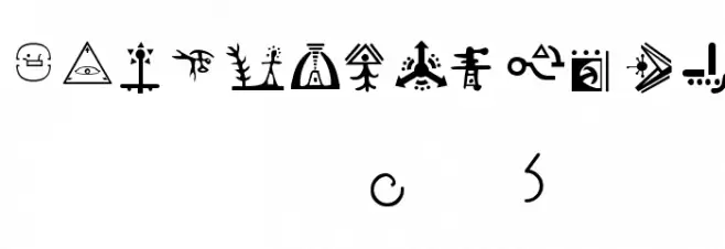 Golden Disks Font OTHER CHARS