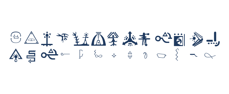 Golden Disks Lowercase