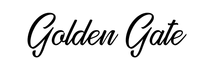 Golden Gate  Free Fonts Download