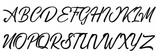 Golden Gate Schriftart Groß