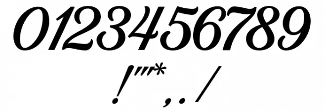 Golden Hills DEMO Font OTHER CHARS