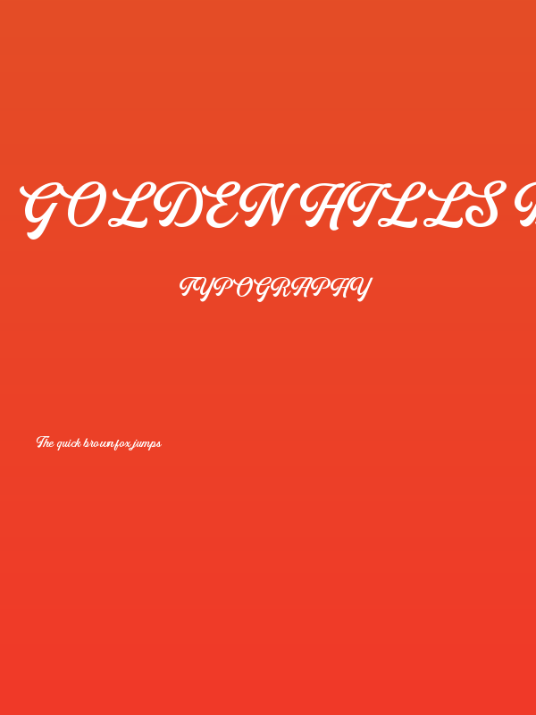 Golden Hills DEMO Poster