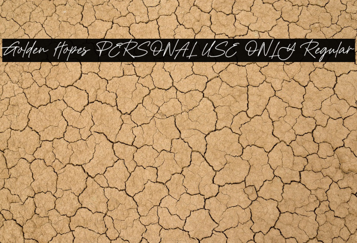 Golden Hopes PERSONAL USE ONLY Regular Example 2