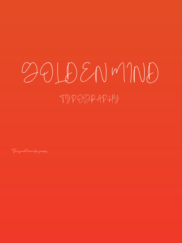 Golden Mind Poster