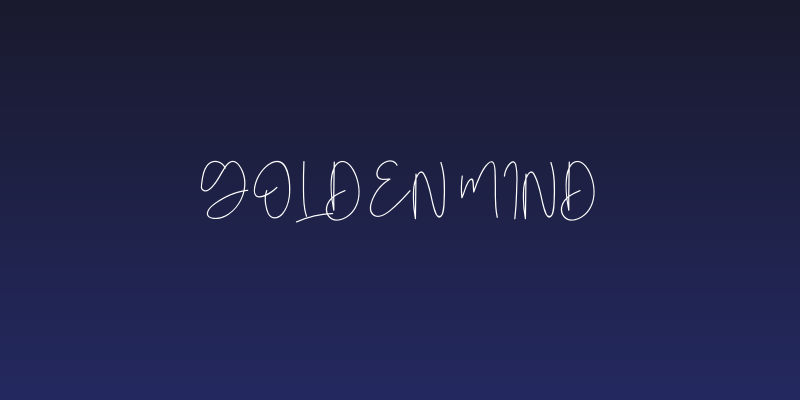 Golden Mind Social Header