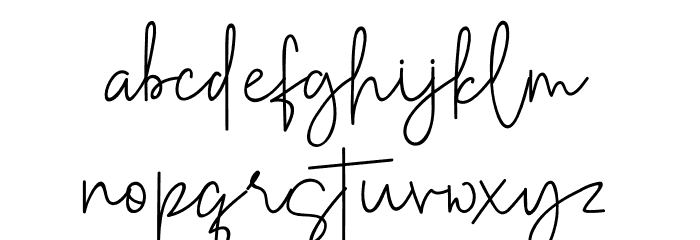 Golden Mind Font LOWERCASE