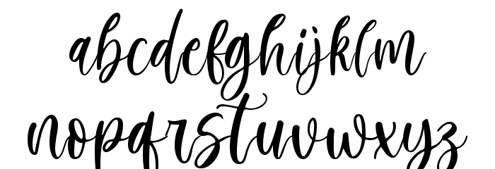 Golden Moment Font LOWERCASE