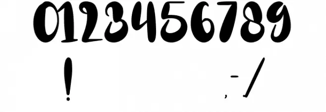 Golden Rainbow Font OTHER CHARS