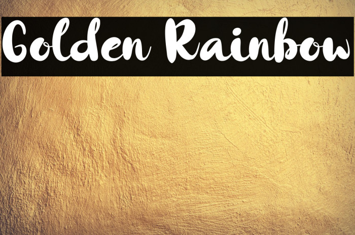 Golden Rainbow Example 1