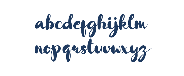 Golden Rainbow Lowercase