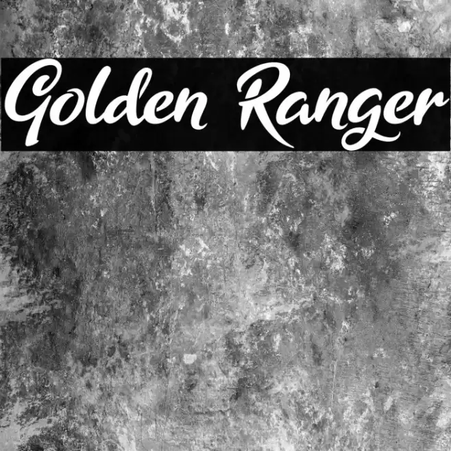 Golden Ranger Font examples