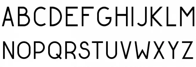 Golden Ratio Demo Regular Schriftart Kleinbuchstaben