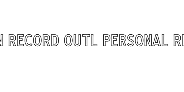 Golden Record Outl PERSONAL Regular Logo