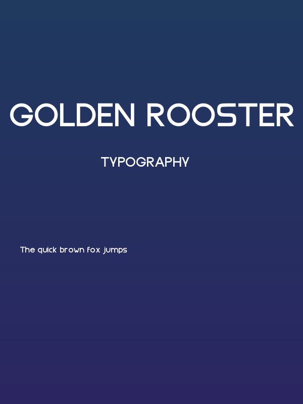 Golden Rooster Poster